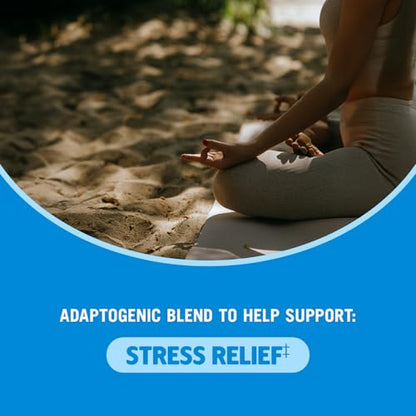 OM MUSHROOM SUPERFOOD Relax Mushroom Capsules, 90 Count, 30 Days, Reishi Mushrooms, Ashwagandha, GABA, L-Theanine, Magnesi...