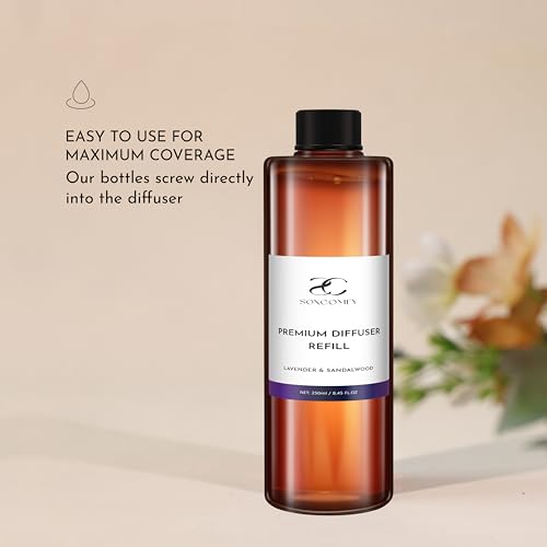 SOXCOMFY Diffuser Oil Luxury Essential Oils for Diffuser Refill & Air Freshener,Long-Lasting Natural Home Fragrance and Ho...