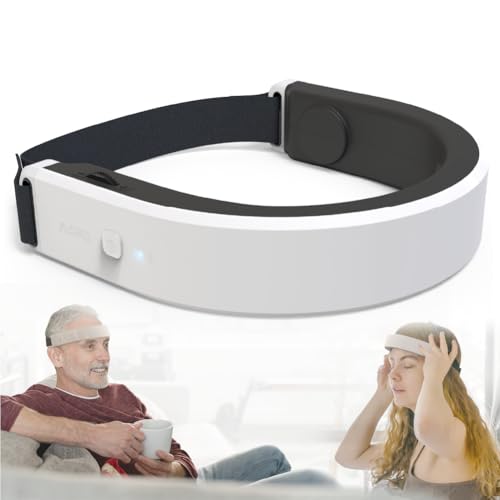 Brain Spa, Wellness Headset for Relaxation & Bedtime Routine, Rhythmic Light (40Hz) & Bone Conduction Sound, Designed to P...