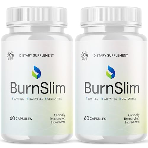 (2 Pack) Burn Slim Capsules, Official Burnslim Pills with All Natural Ingredients, Advanced Burn Slim Health and Wellness ...