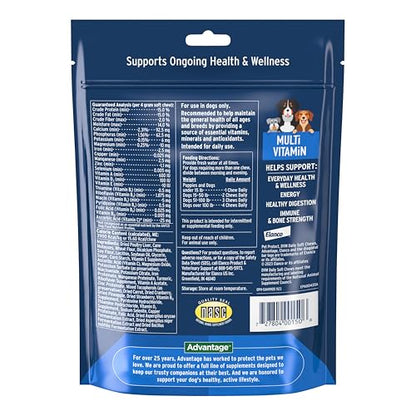 Pet Protect Dog Multivitamin, Vet-Formulated DVM Daily Soft Chews, Supports Ongoing Health & Wellness, Chicken-Flavor (120...
