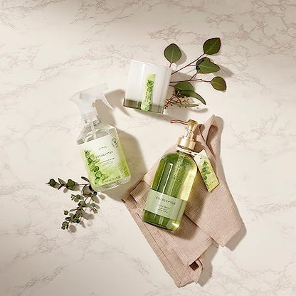 Thymes Aromatic Jar Candle - Eucalyptus Scented Candle for a Fresh Home Fragrance - Luxury Aromatherapy Candle - Single Wi...