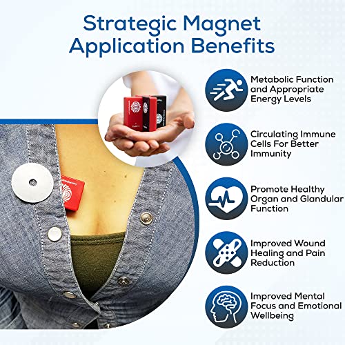 SaveMeMagnets - Biomagnetism Wellness Kit | 3 Therapeutic-Grade Magnets & Illustrated Guide | DIY Magnet Self-Care for Wel...