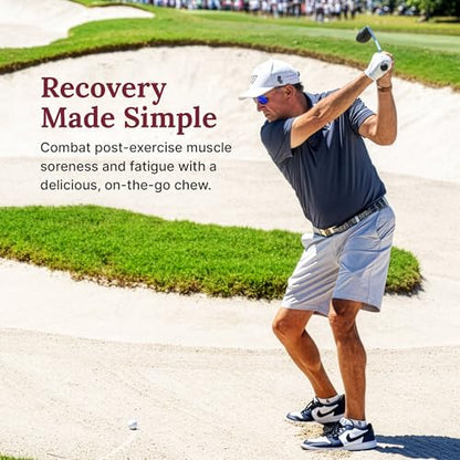 For Wellness Recovery Gummies Restore | Tart Cherry Energy Supplements with Electrolytes for Muscle Soreness, Post-Workout...