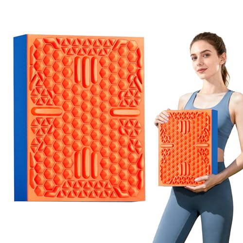 HAPBEAR Exercise Balance Pad - 15"x12" Non-Slip Textured Foam Balance Pad with 2-in-1 Stability & Massage - 2.2" Thick TPE...