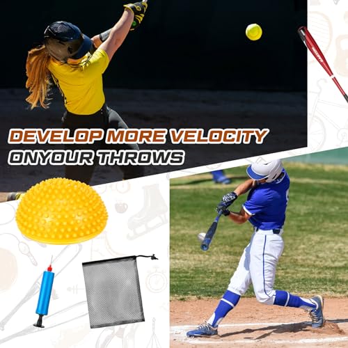 JellyArch 2 Pcs Softball Training Aid Pod Softball Pitching Tools Equipment for Pitcher Trainer Baseball Gear Hitting Thro...