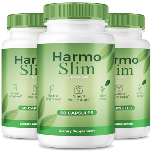 (3 Pack) HarmoSlim – Advanced Health & Body Goals Support with a Premium, Natural Blend to Help Sustain Energy, Fitness & ...
