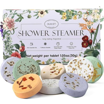 Shower Steamers Aromatherapy Blriet, Gifts for Women, Teen Girls, Wife, Her, Mom, Easter Basket Stuffers Birthday Gifts De...