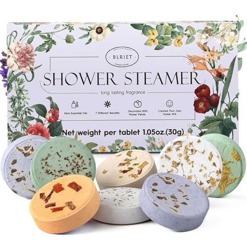 Shower Steamers Aromatherapy Blriet, Gifts for Women, Teen Girls, Wife, Her, Mom, Easter Basket Stuffers Birthday Gifts De...