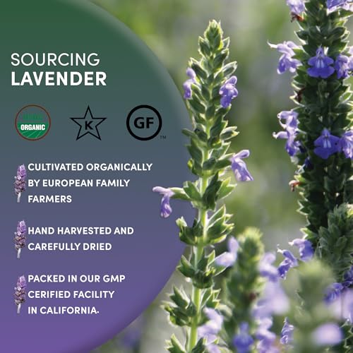 Worldwide Botanicals Organic Lavender Flowers, 4 ounces, Pure European Lavender buds, Perfect for Aromatherapy, Sachets, W...
