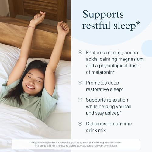 Youtheory Sleep Nighttime Powder - Powder for Circadian Rhythm Support & Stress Relief* - Contains L-Theanine & Glycine - ...