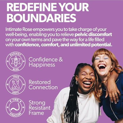 Intimate Rose Pelvic Wand, Pelvic Floor Muscle Trigger Point Massager, Perineal Massage Tool for Pelvic Physical Therapy &...