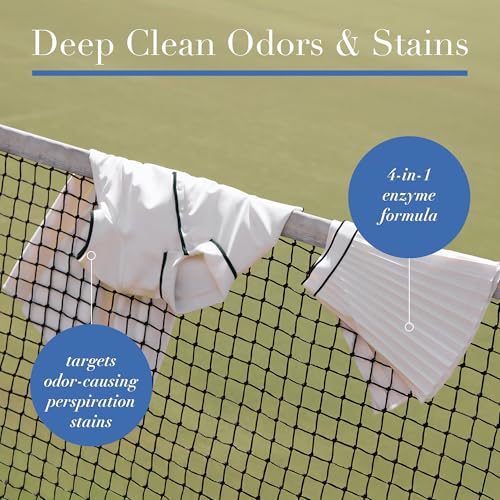 The Laundress Activewear Laundry Detergent, 32 Oz, Marine Fragrance, 4-in-1 Enzyme Blend for Workout Performance Fabrics, ...