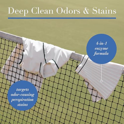 The Laundress Activewear Laundry Detergent, 32 Oz, Marine Fragrance, 4-in-1 Enzyme Blend for Workout Performance Fabrics, ...