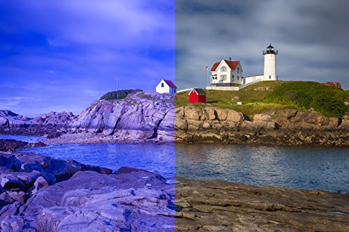 DGK Color Tools DKK 5" x 7" Set of 2 White Balance and Color Calibration Charts with 12% and 18% Gray - Includes Frame Sta...