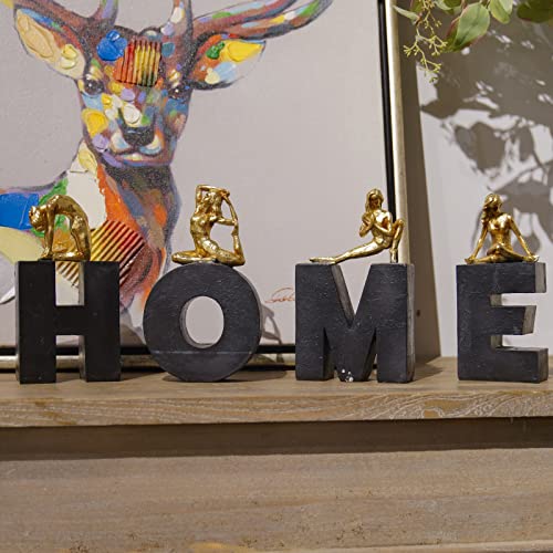 Guichifun Collectible Figurines - Home Decor Gifts: Meditation Decorative 4Pcs Set, Housewarming & Birthday Gifts