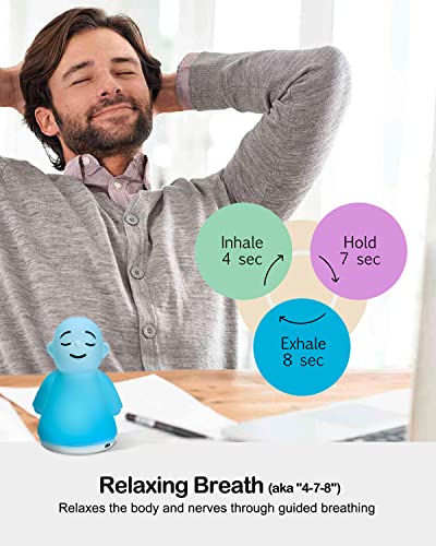 LIFVEAN Calm Your Mind for Stress & Anxiety Relief Night Light for Mindfulness - Guided Visual Meditation Tool for Women M...
