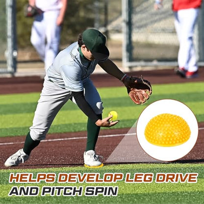 JellyArch 2 Pcs Softball Training Aid Pod Softball Pitching Tools Equipment for Pitcher Trainer Baseball Gear Hitting Thro...