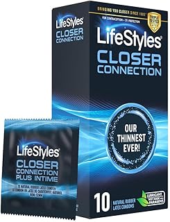Lifestyles Closer Connection Natural Rubber and Lubricated Thin Latex ...