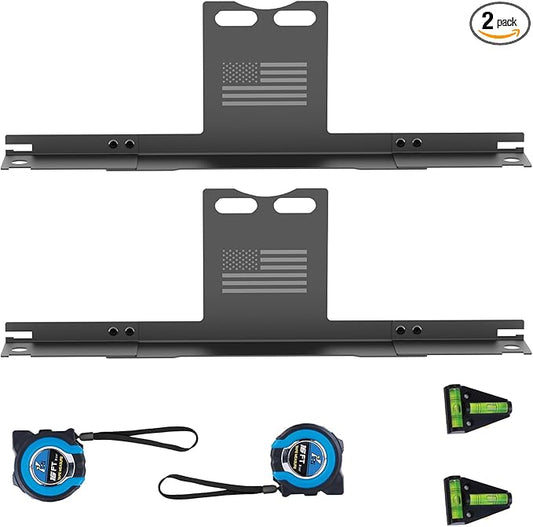 Surfcabin Wheel Alignment Tool Heavy Duty Toe Alignment Plates, No Caliper Removal Needed, Automotive Alignment Tools with...