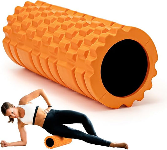 Krightlink Foam Roller High Density 13" Patented Exercise Roller for Deep Tissue Muscle Massage, Muscle Massage and Myofas...