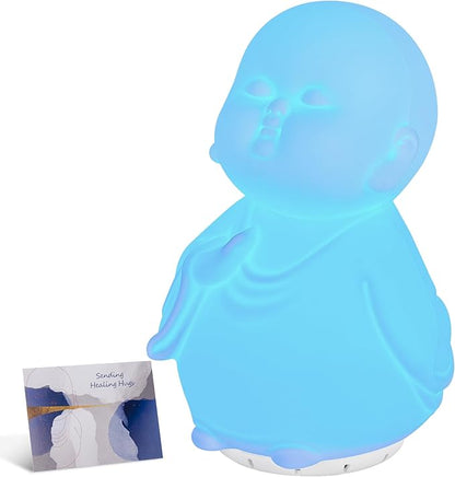 Guided Visual Meditation Tool, Mindfulness Breathing Light with Sound, Stress & Anxiety Relief Items, Relaxing Self Care G...