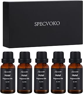 Specvoko Hotel Collection Diffuser Oil Gift Set, 20ML Luxury Essential Oils Kit for Diffusers Refill for Home Fragrance Oi...