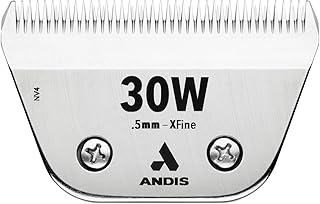 Andis 561462 ceramicEDGE #30W XFine Wide Blade, Small Animal and Pet Grooming, Detachable Replacement Blade, Long Lasting,...