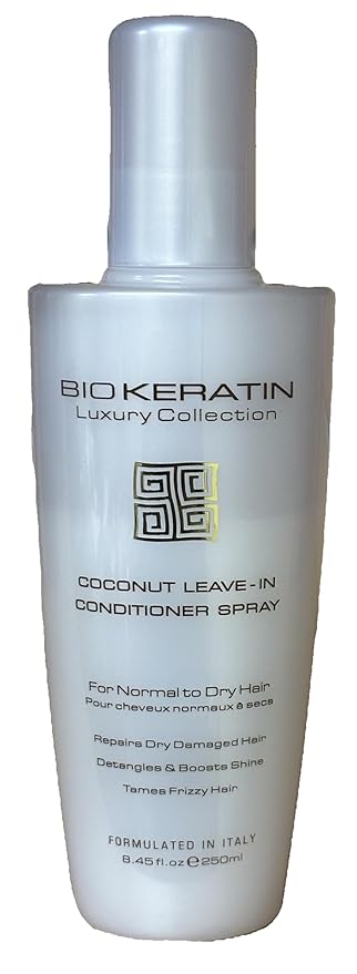 Bio Keratin Luxury Collection Coconut Leave-in Conditioner Spray 8.45 fl oz, 250 ml