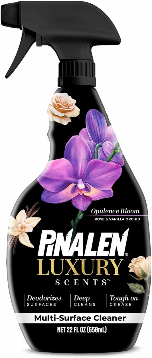 PINALEN Luxury Scent Multipurpose Cleaning Spray - Opulence Bloom - 22 fl oz - All Purpose Cleaner for Kitchen, Bathroom &...