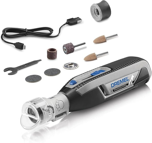 Dremel PawControl 7760-PET Dog Nail Grinder and Trimmer - Cordless & Rechargeable Pet Grooming Tool Kit - Safe for Dogs, C...