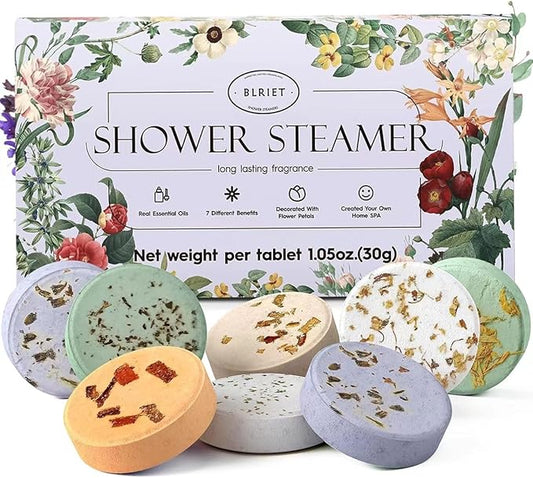 Shower Steamers Aromatherapy Blriet, Gifts for Women, Teen Girls, Wife, Her, Mom, Easter Basket Stuffers Birthday Gifts De...