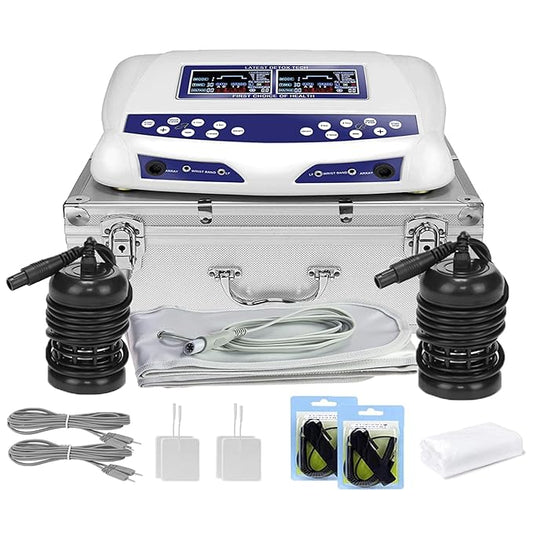 Ionic Foot Bath Detox Machine, Professional Ion Cleanse Dual Ionic Detox Foot Bath Spa Ion Spa Chi Cleanse System for Home...