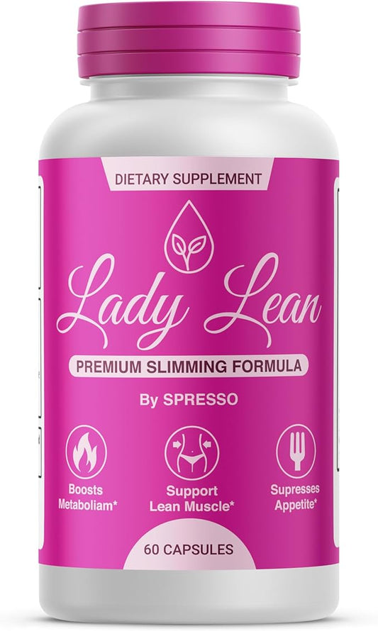 (1 Pack) LadyLean Capsules, Official Lady Lean Supplement Pills with Premium Ingredients, All Natural Formula to Support A...