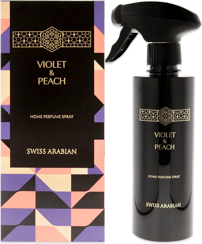 SWISS ARABIAN Violet and Peach Air Freshener - Luxury Products From Dubai - Lasting Home Fragrance Room Spray - Give Your ...