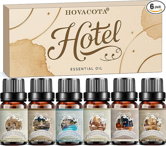 Essential Oil Set, Pure Essential Oils for Diffusers Home, Skin Care, Massage, Fragrance Oil Scents Including White Tea,Ja...